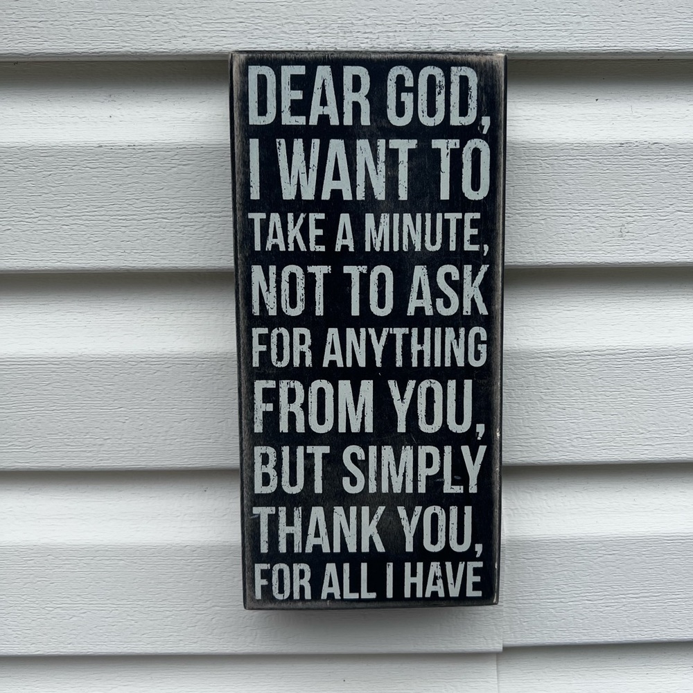 Primitives by Kathy “Dead God..” sentiment wooden decor